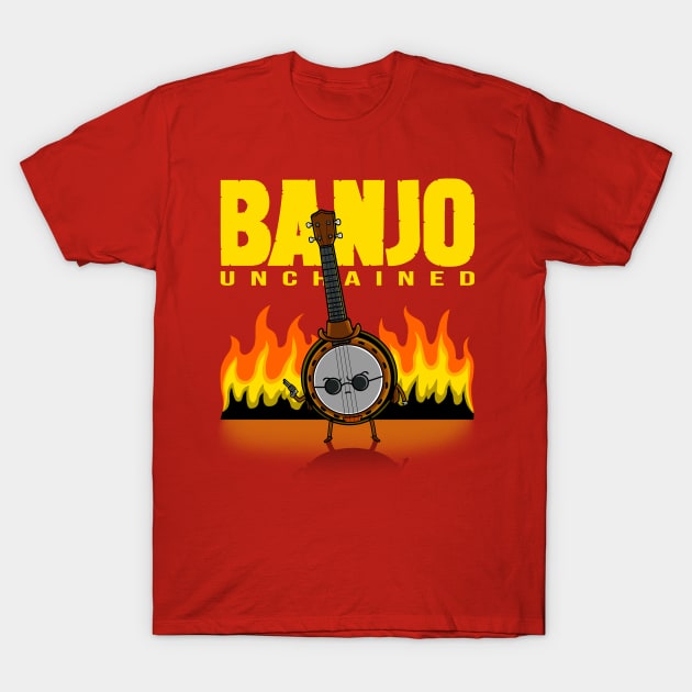 Banjo Unchained T-Shirt by Raffiti